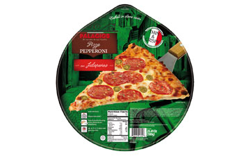 Pizza pepperoni y jalapeos