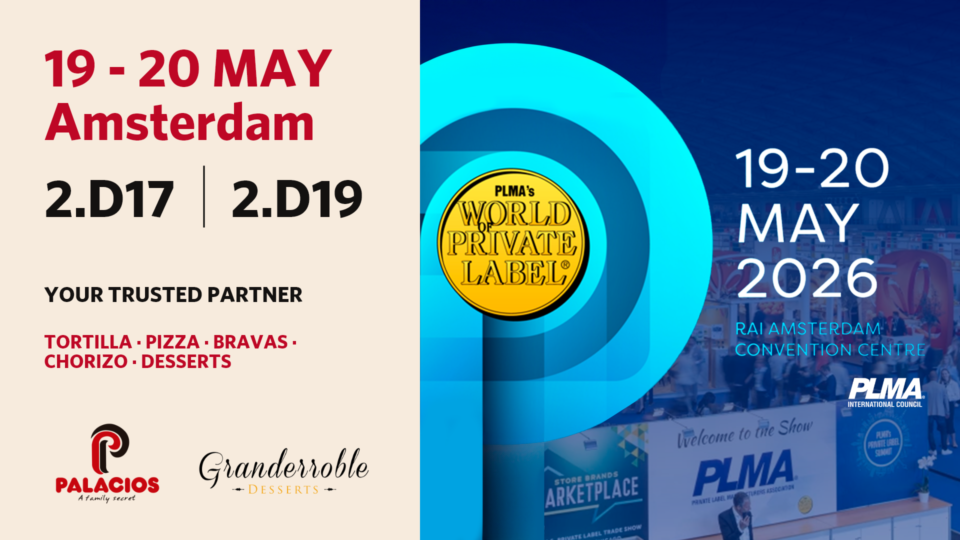 PALACIOS ALIMENTACIÓN VUELVE A PLMA, LA FERIA DE REFERENCIA INTERNACIONAL DEL SECTOR PRIVATE LABEL PALACIOS ALIMENTACIÓN VUELVE A PLMA, LA FERIA DE REFERENCIA INTERNACIONAL DEL SECTOR PRIVATE LABEL